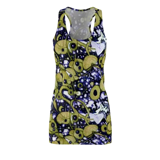 Olive Afterglow on a Racerback Dress