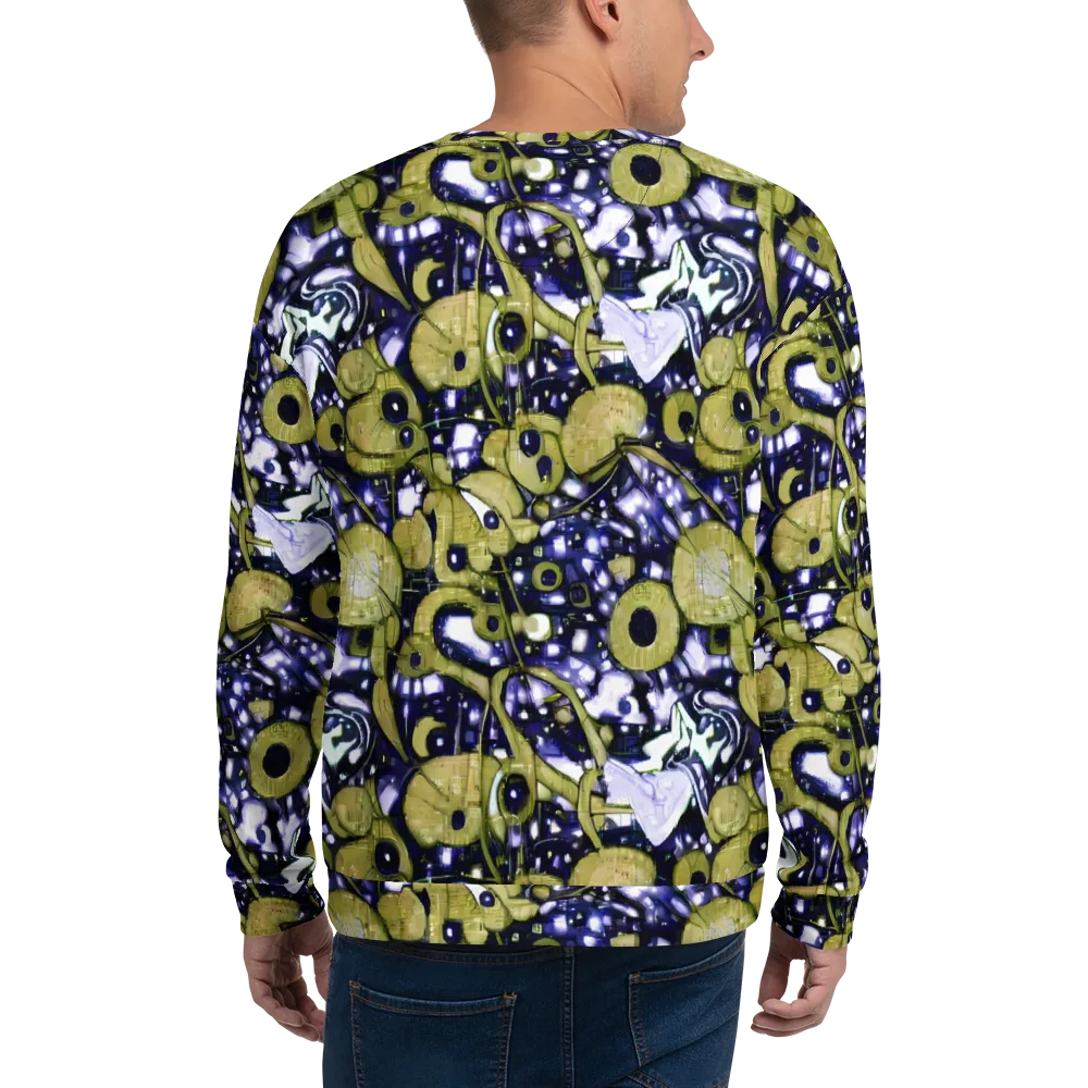 Olive Afterglow on Sweatshirt — Back