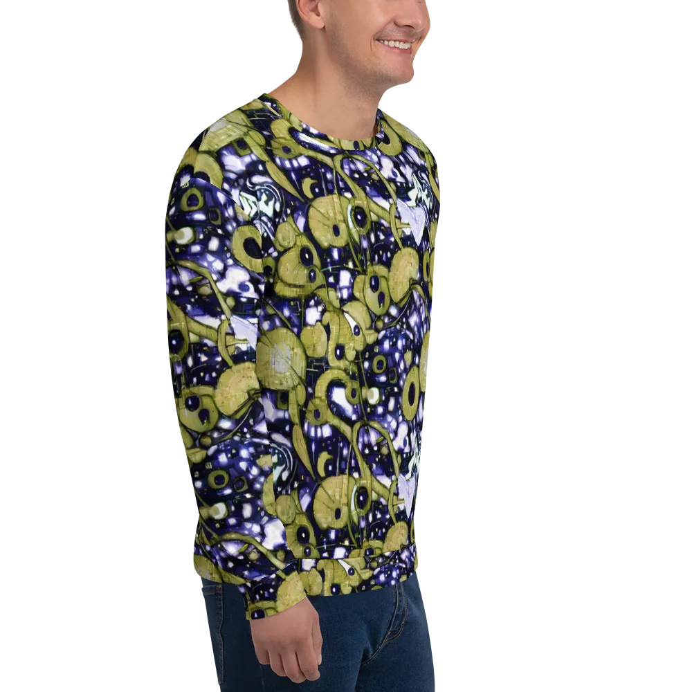 Olive Afterglow on Sweatshirt — Right Front