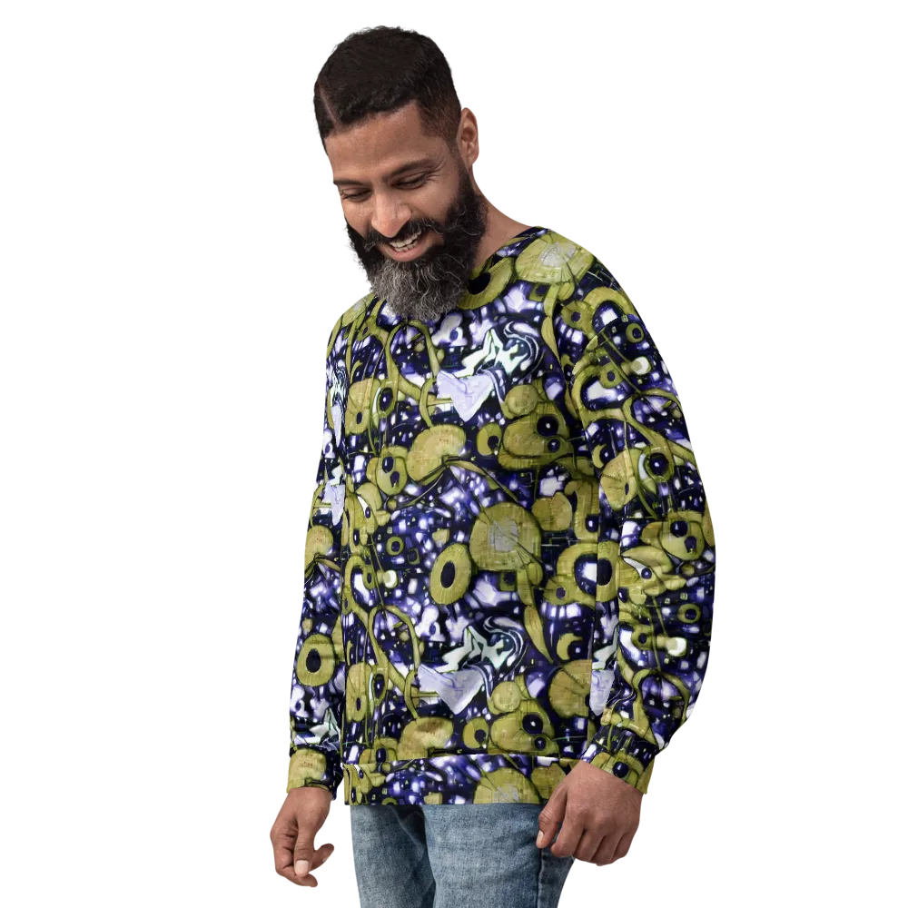 Olive Afterglow on Sweatshirt — Left Front