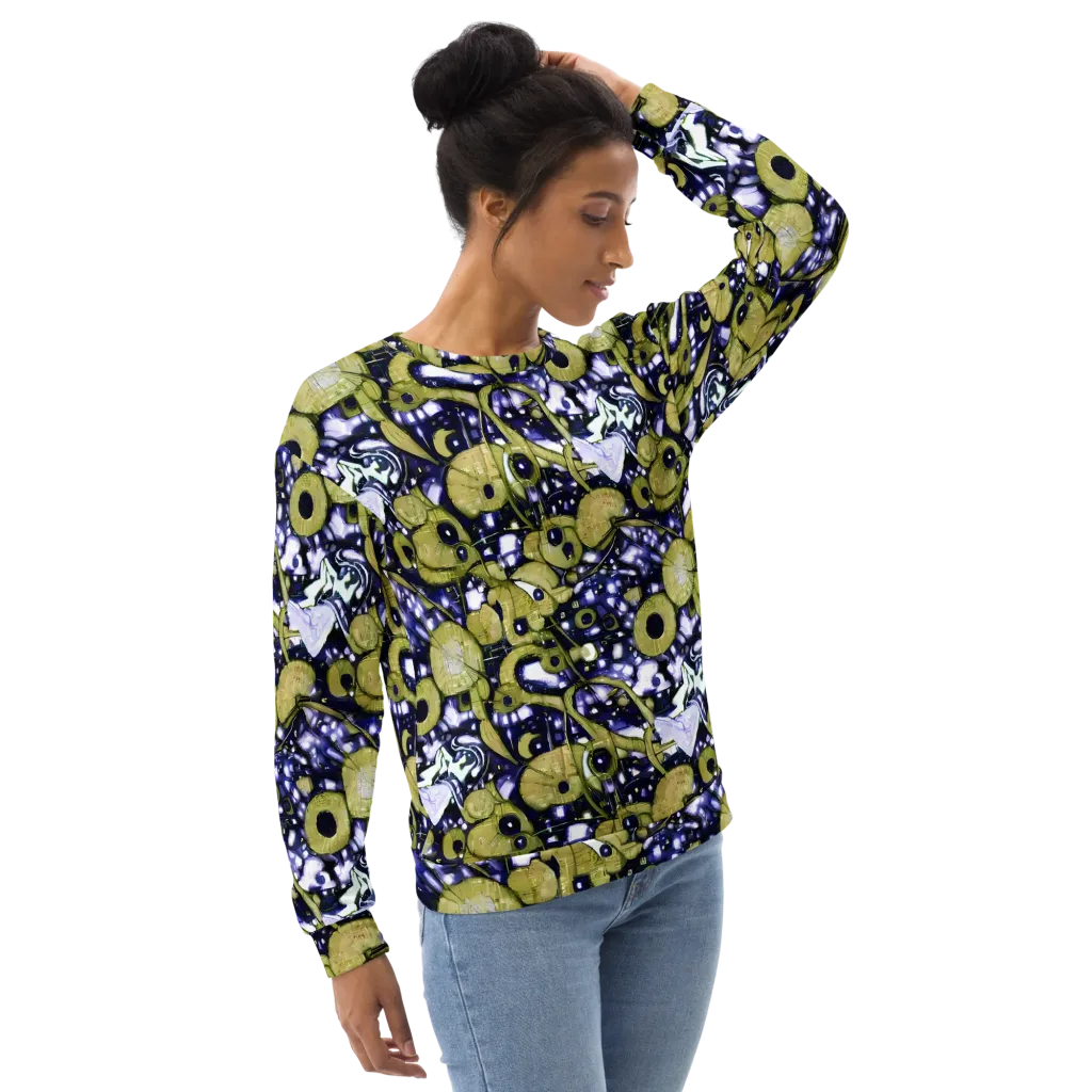 Olive Afterglow on Sweatshirt — Right Front