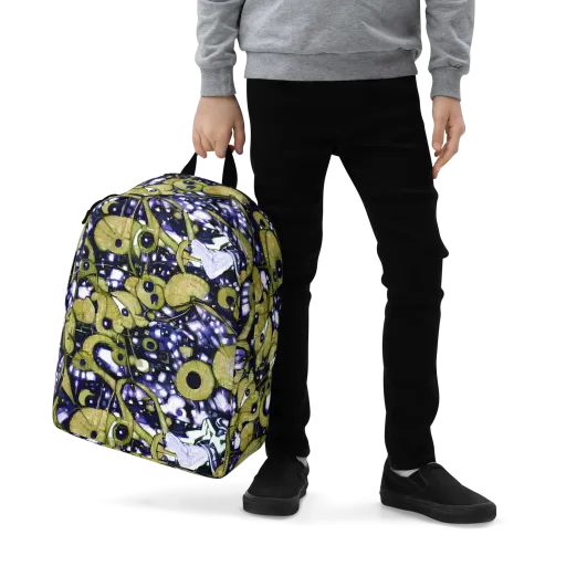Olive Afterglow on a Minimalist Backpack