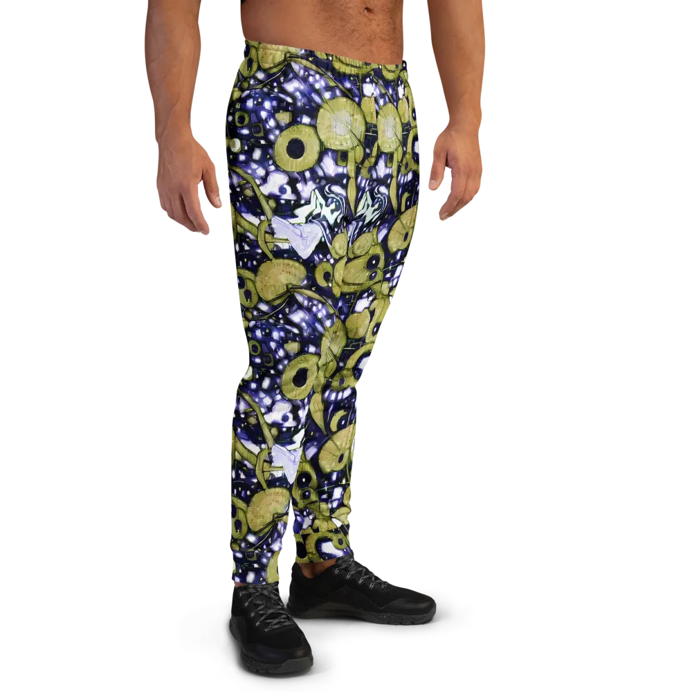 Olive Afterglow on Men's Joggers — Right