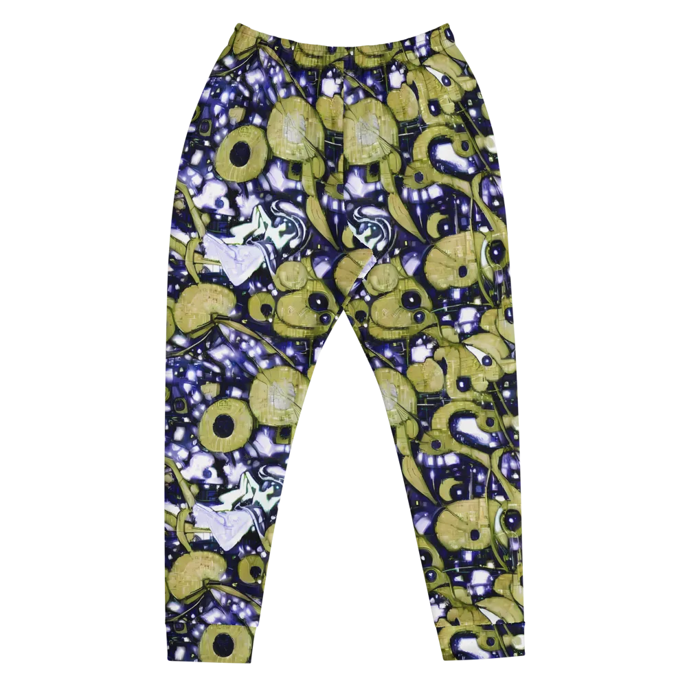 Olive Afterglow on Men's Joggers — Front
