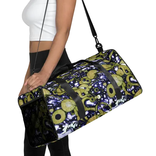 Olive Afterglow on a Duffle Bag