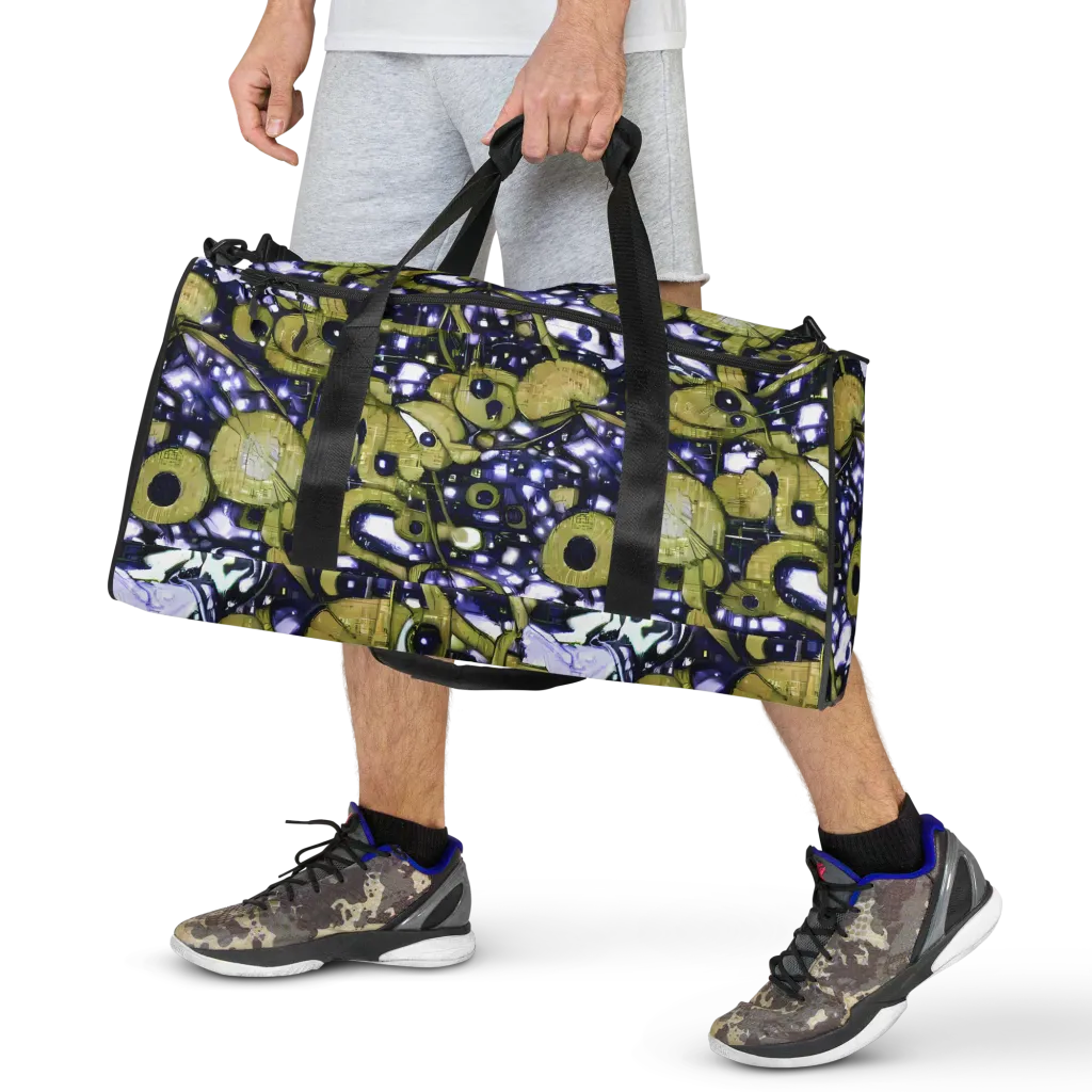 Olive Afterglow on Duffle Bag — Front