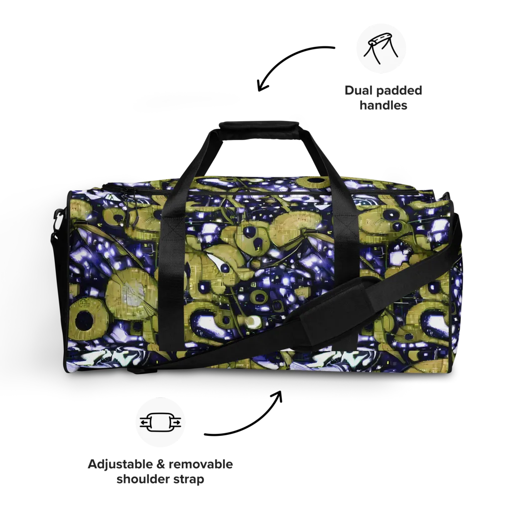Olive Afterglow on Duffle Bag — Front