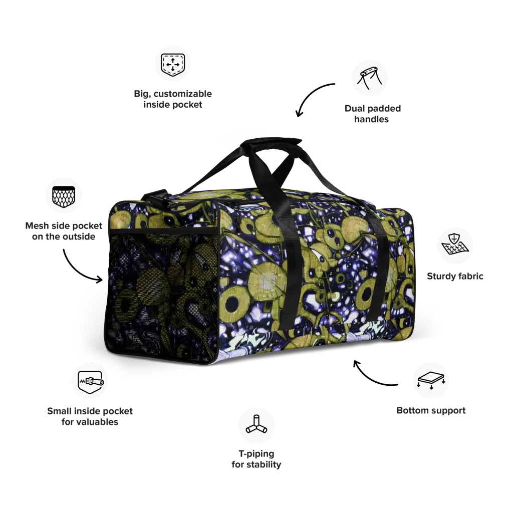 Olive Afterglow on Duffle Bag — Right Front