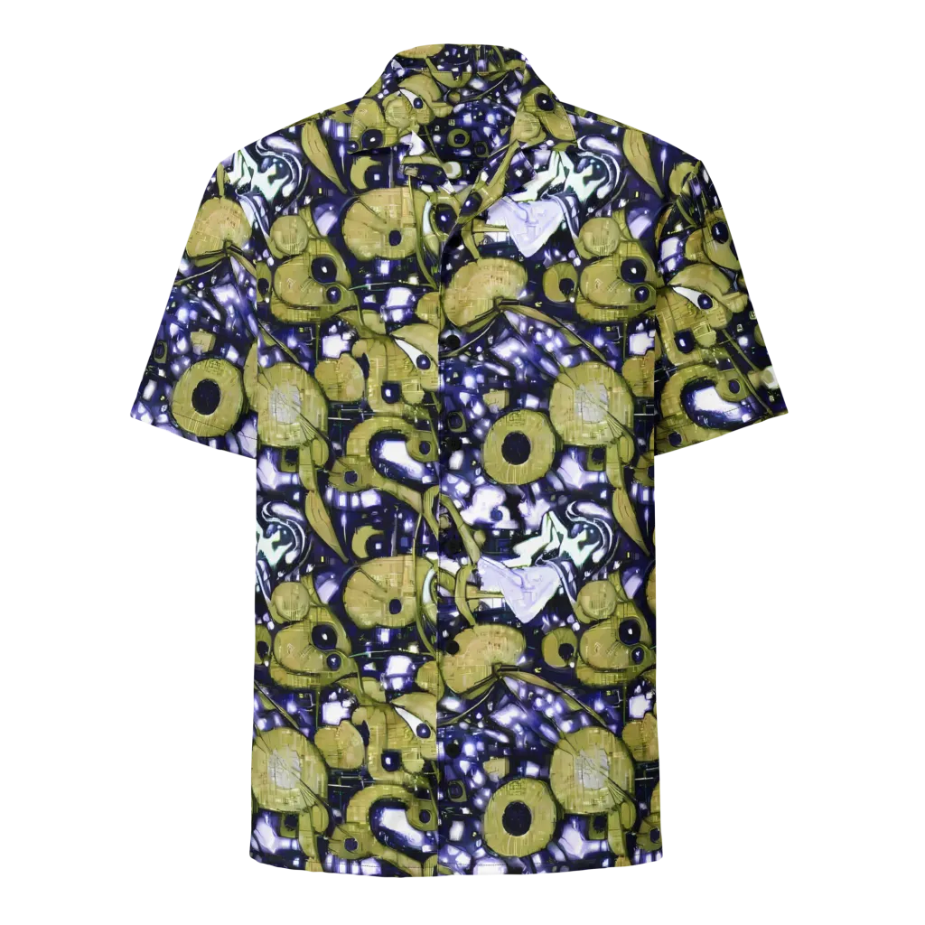 Olive Afterglow on Button Shirt — Front