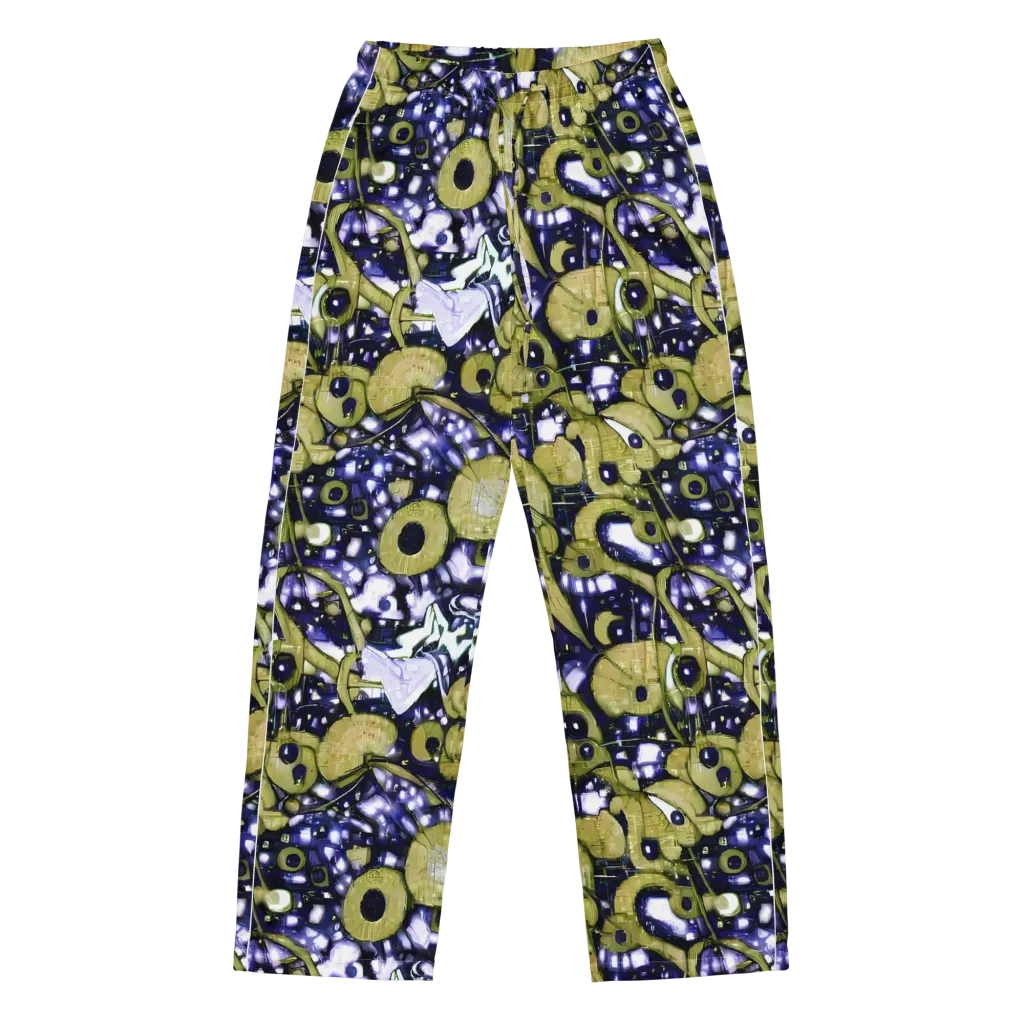 Olive Afterglow on Women's Pajama Pants — Front