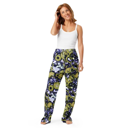 Olive Afterglow on a Women's Pajama Pants