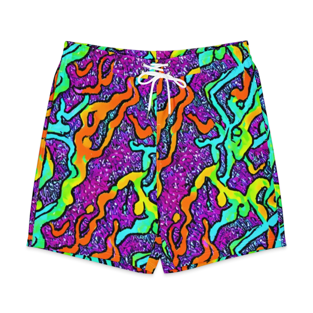 Acid Rhapsody on Men's Board Shorts — Front