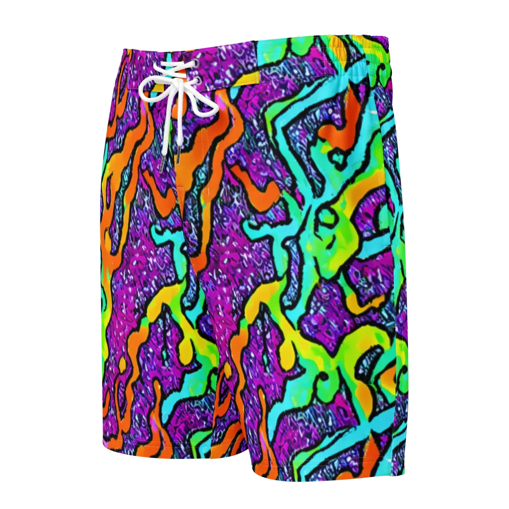 Acid Rhapsody on Men's Board Shorts — Front
