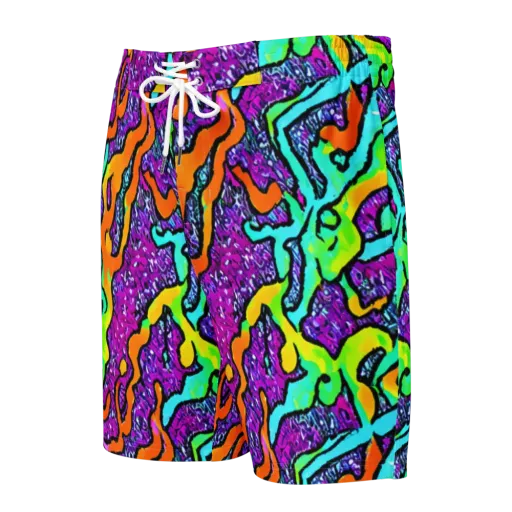 Acid Rhapsody on a Men's Board Shorts