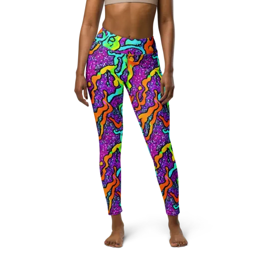 Acid Rhapsody on a Yoga Leggings