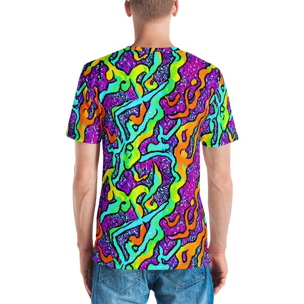 Acid Rhapsody on Men's Crew Neck T-Shirt — Back