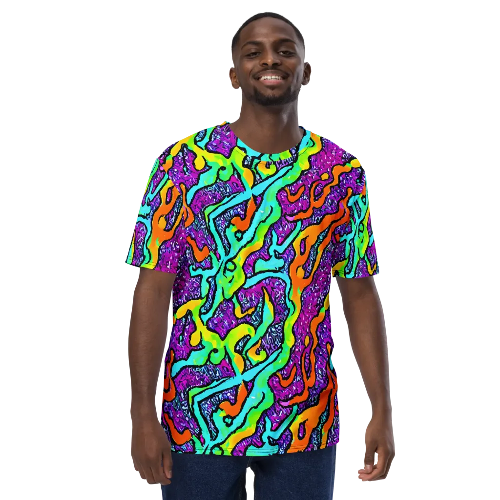Acid Rhapsody on Men's Crew Neck T-Shirt — Front