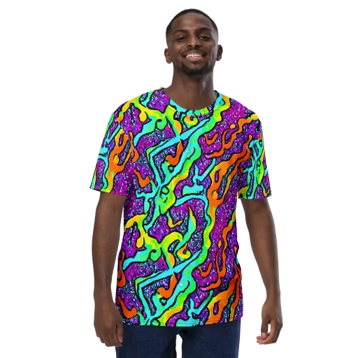 Acid Rhapsody on a Men's Crew Neck T-Shirt