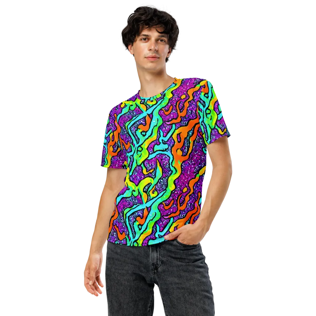 Acid Rhapsody on Men's Crew Neck T-Shirt — Front