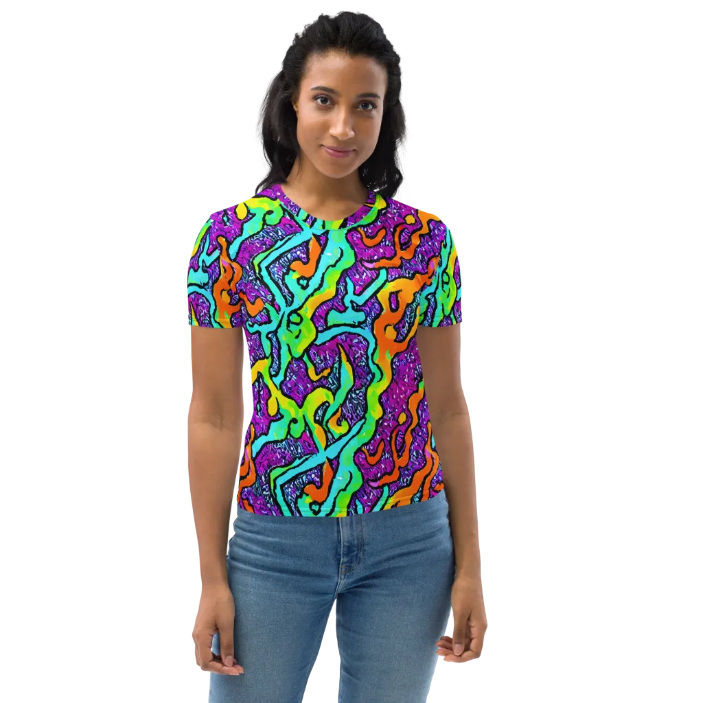 Acid Rhapsody on Women's Crew Neck T-Shirt — Front
