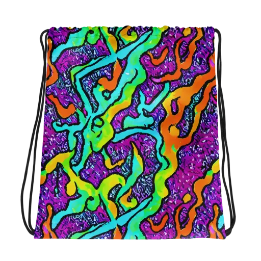 Acid Rhapsody on a Drawstring Bag