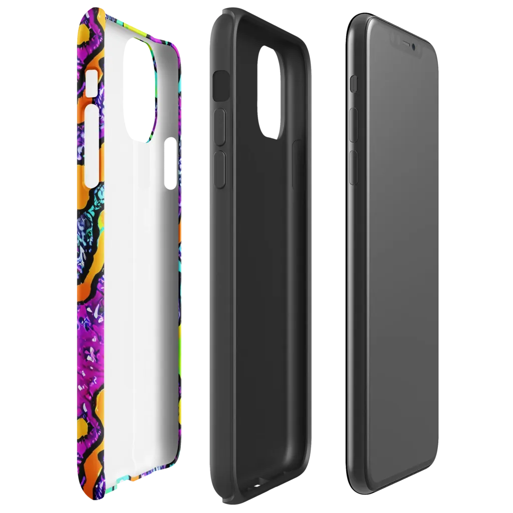 Acid Rhapsody on Tough Case for iPhone® — Right