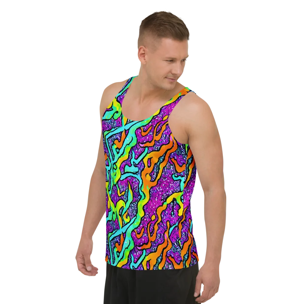 Acid Rhapsody on Men's Tank Top — Left Front