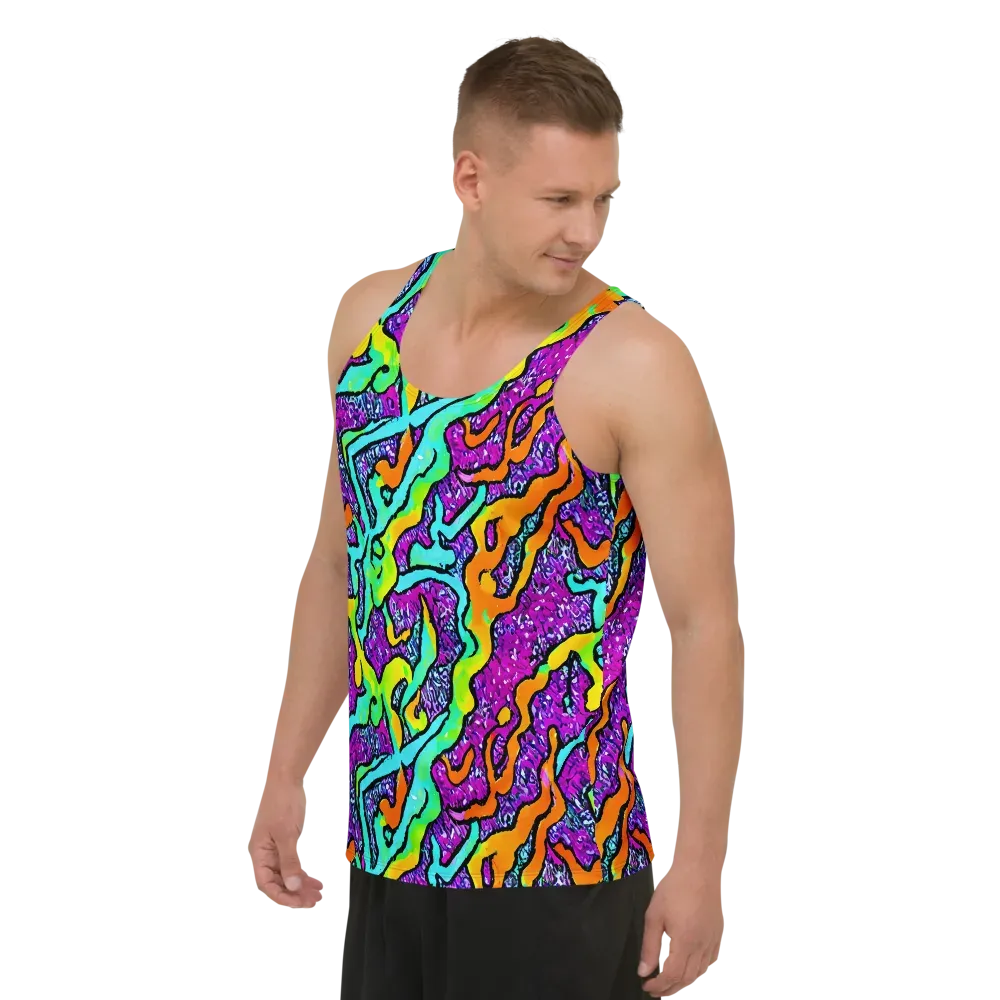 Acid Rhapsody on Men's Tank Top — Left Front