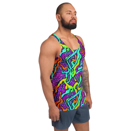 Acid Rhapsody on a Men's Tank Top