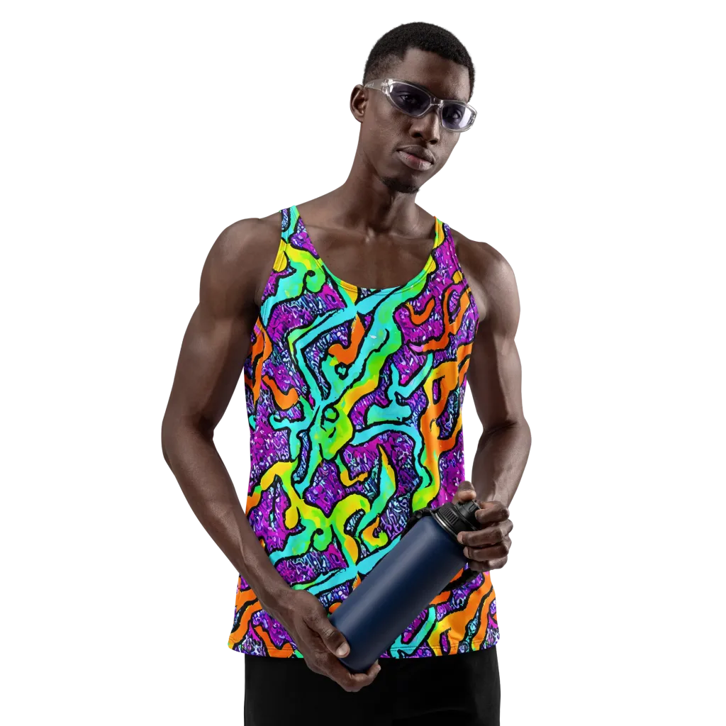 Acid Rhapsody on Men's Tank Top — Front