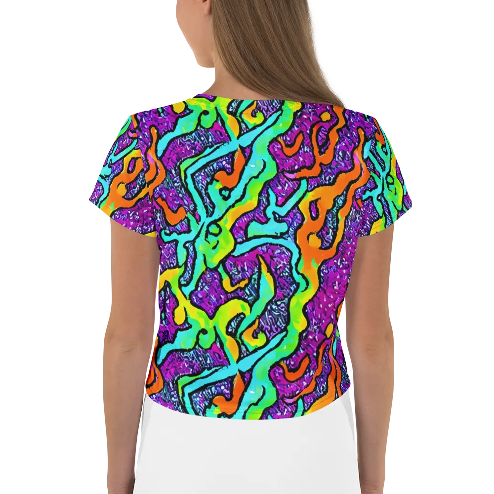 Acid Rhapsody on Crop Tee — Back