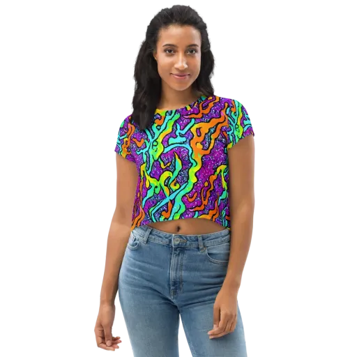 Acid Rhapsody on a Crop Tee