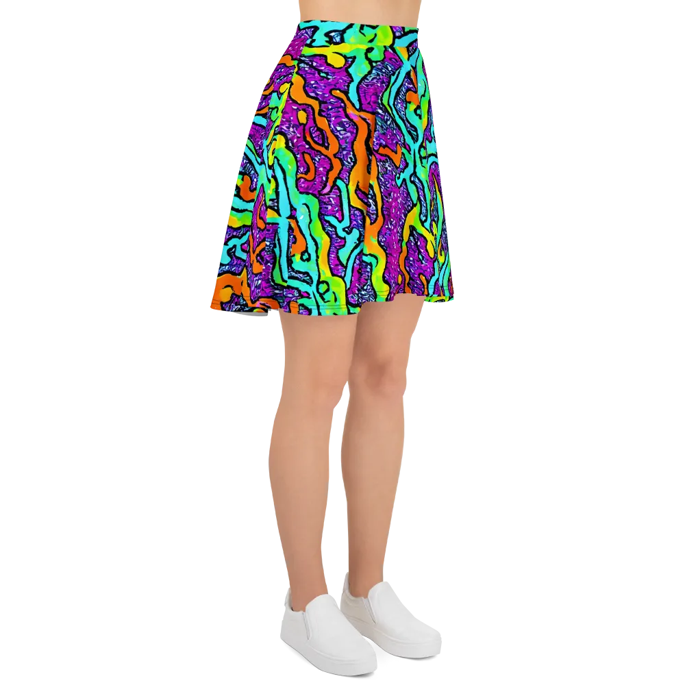 Acid Rhapsody on Skater Skirt — Right