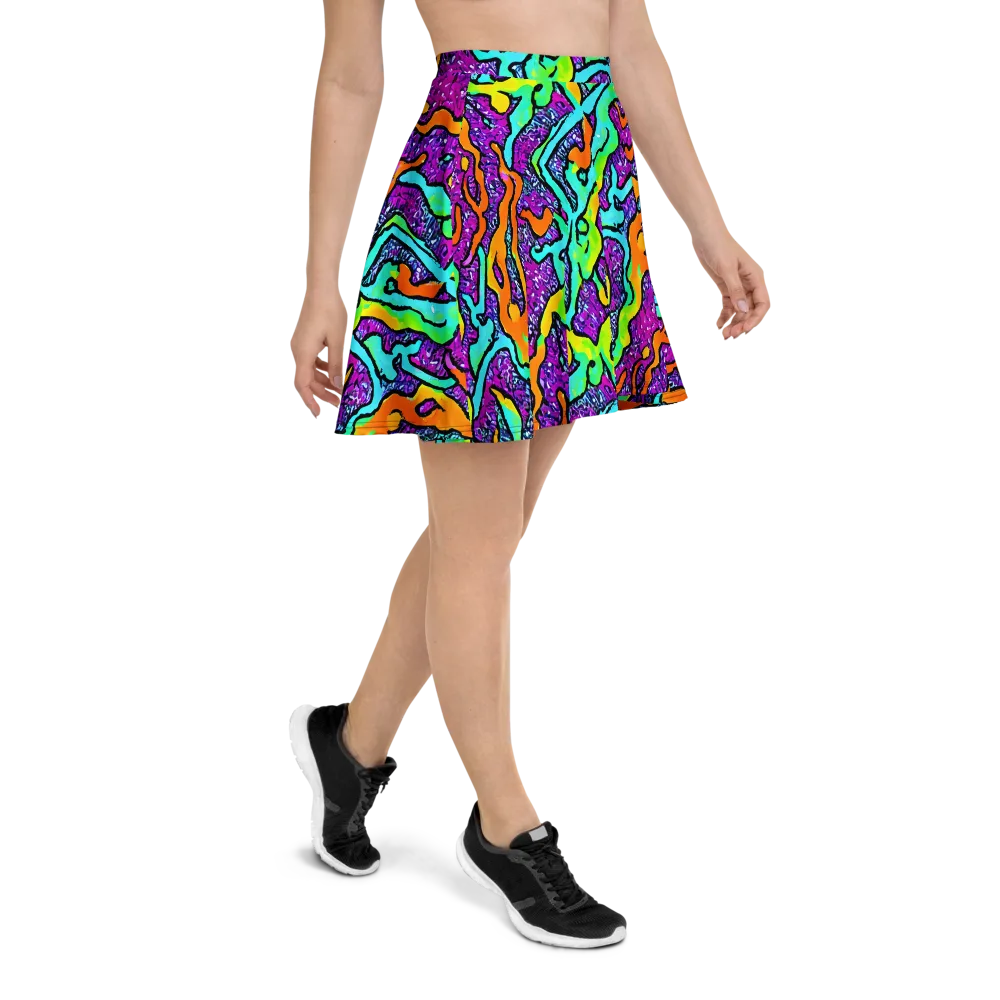 Acid Rhapsody on Skater Skirt — Right