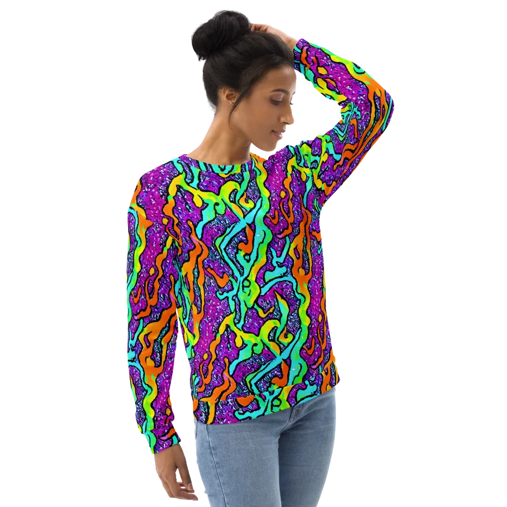 Acid Rhapsody on Sweatshirt — Right Front