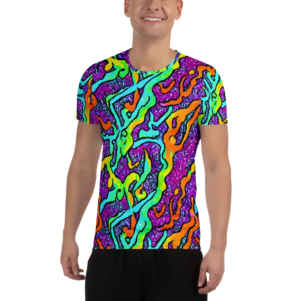 Acid Rhapsody on Men's Athletic T-Shirt — Front