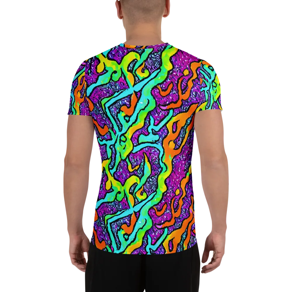 Acid Rhapsody on Men's Athletic T-Shirt — Back
