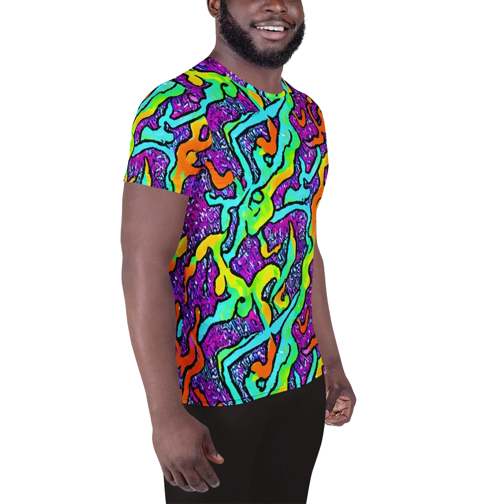 Acid Rhapsody on Men's Athletic T-Shirt — Right
