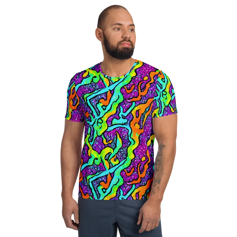 Acid Rhapsody on Men's Athletic T-Shirt — Front