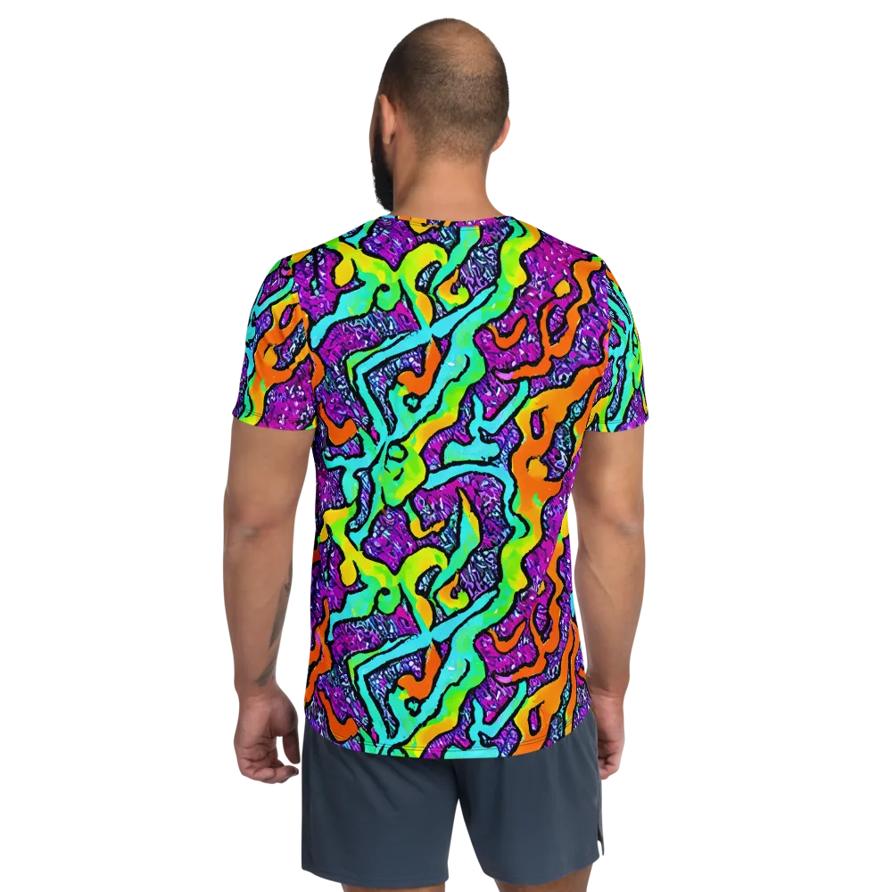 Acid Rhapsody on Men's Athletic T-Shirt — Back