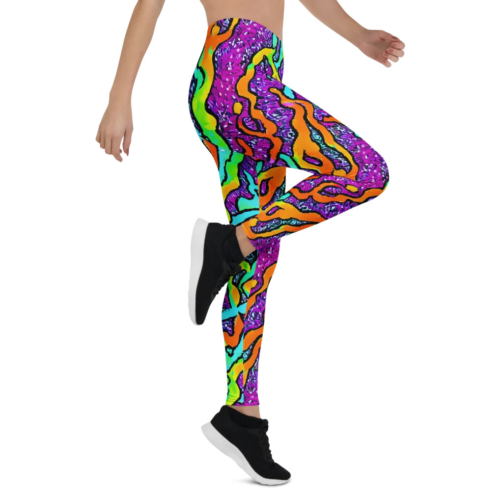 Acid Rhapsody on Leggings — Right