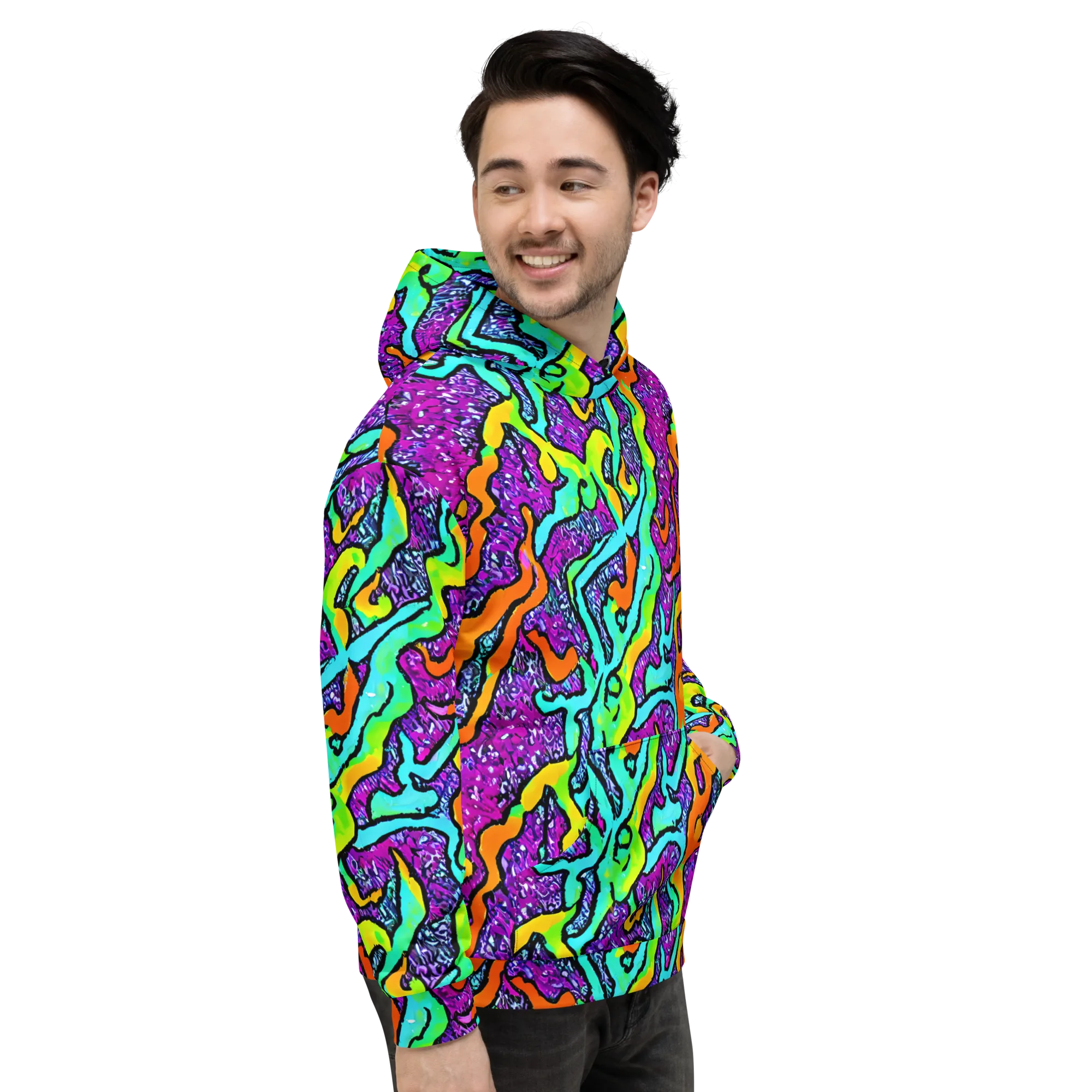 Acid Rhapsody on Hoodie — Right