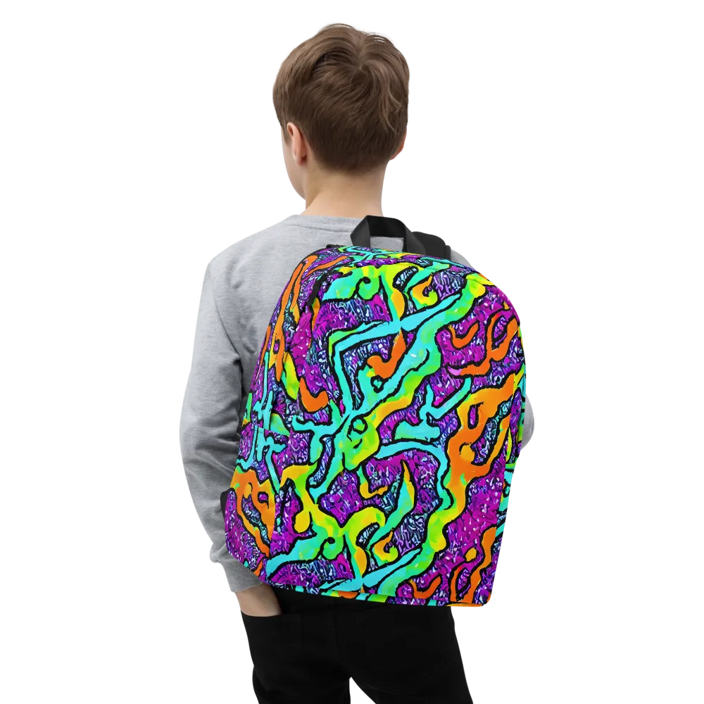 Acid Rhapsody on Minimalist Backpack — Zoomed-in