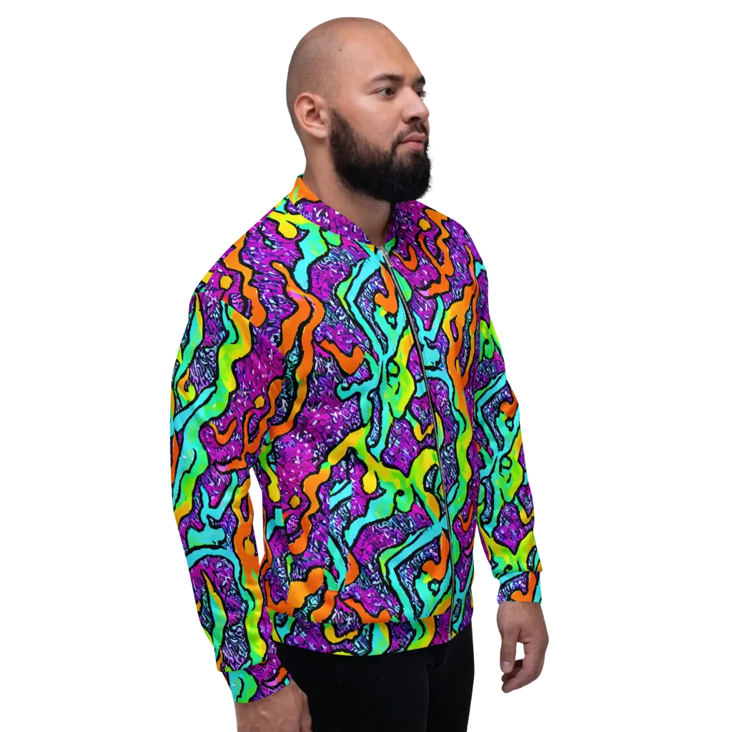 Acid Rhapsody on Bomber Jacket — Right