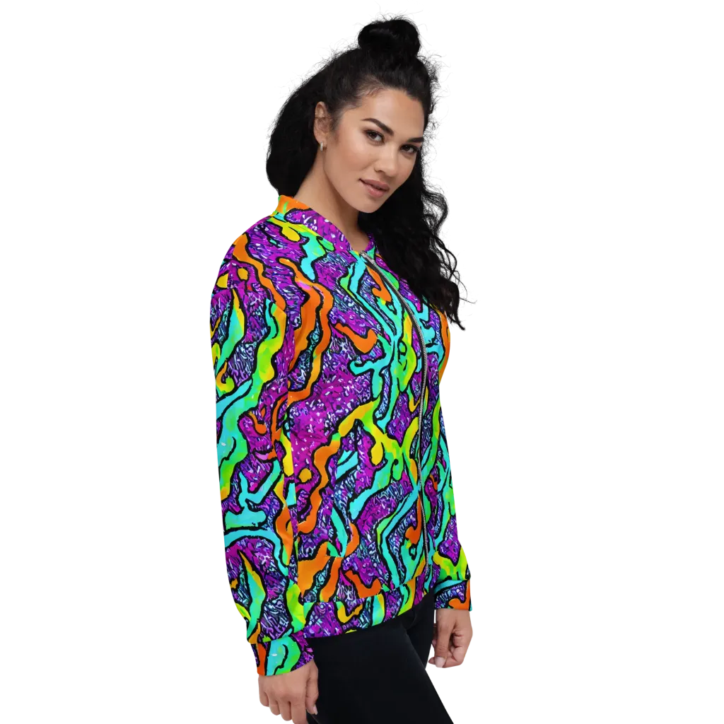 Acid Rhapsody on Bomber Jacket — Right