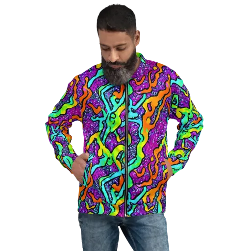 Acid Rhapsody on a Bomber Jacket