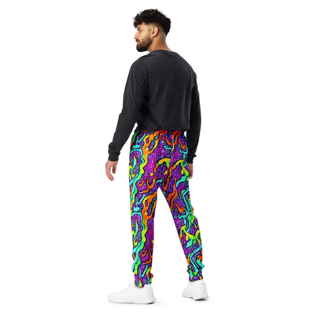 Acid Rhapsody on Men's Joggers — Back