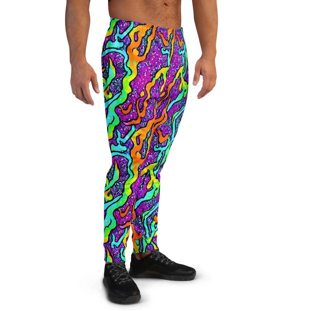 Acid Rhapsody on Men's Joggers — Right