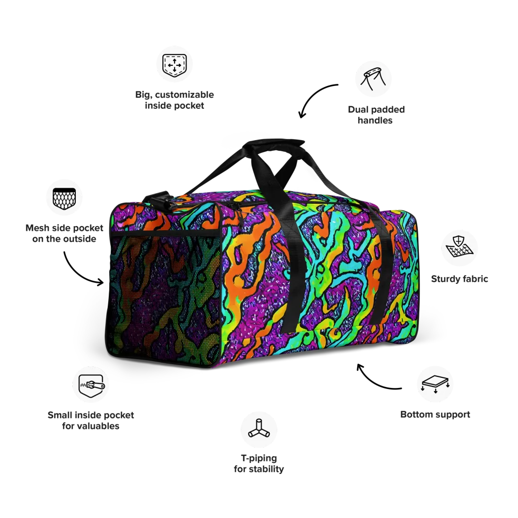 Acid Rhapsody on Duffle Bag — Right Front