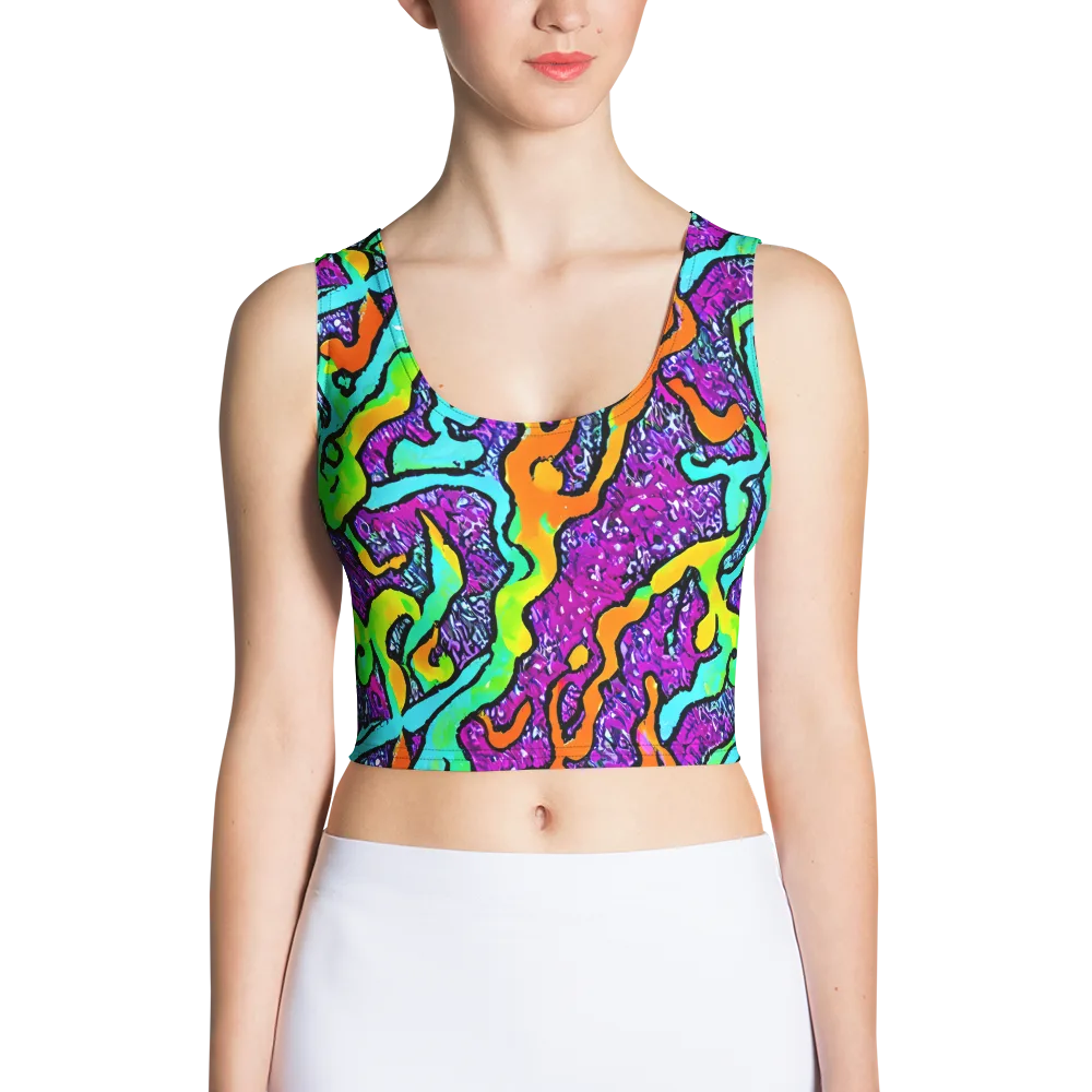 Acid Rhapsody on Crop Top — Front